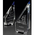 Cobalt Dash Crystal Award (3 5/8"x7"x1 1/2")
